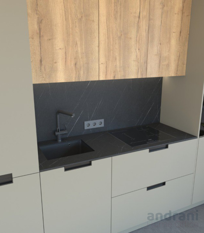 Модулна кухня - COMPACT WOOD HOME