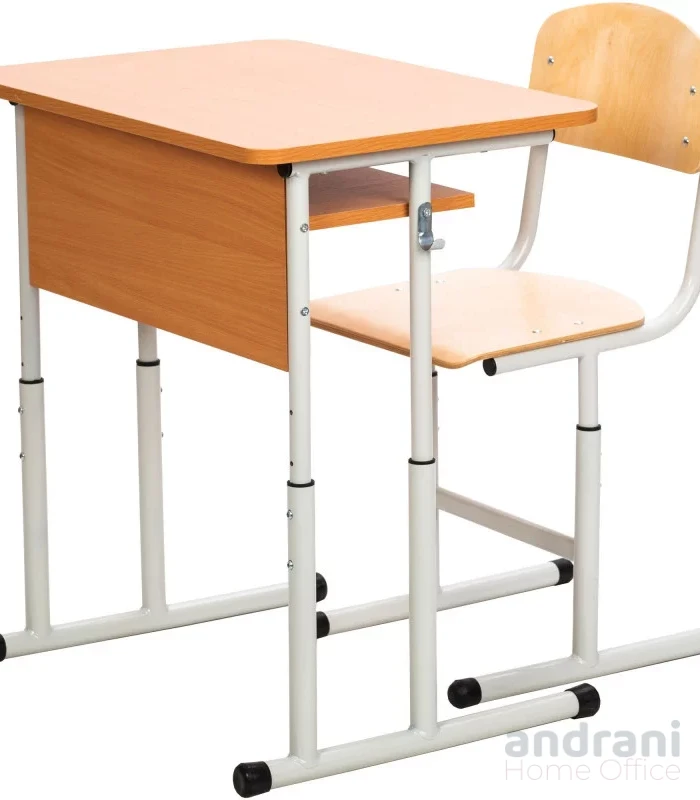 Едноместен комплект училищни мебели
