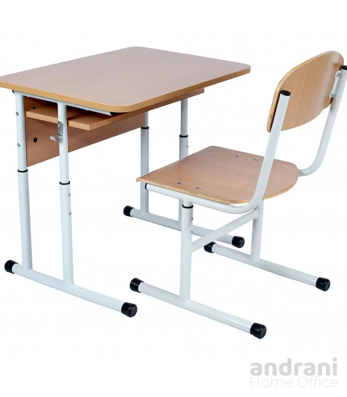 Едноместен комплект училищни мебели