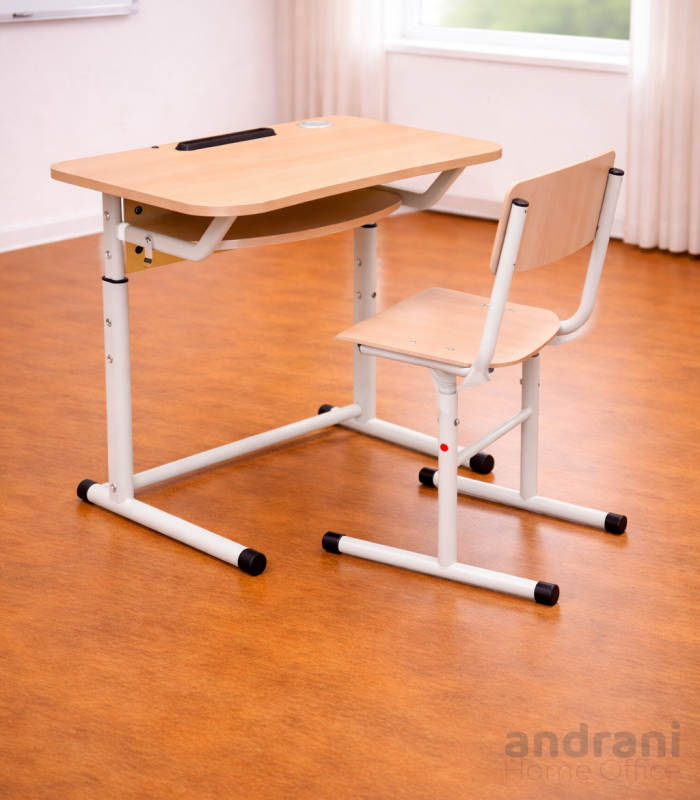 Едноместен комплект училищни мебели