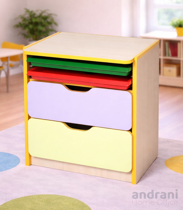 Шкаф с рафтове и чекмеджета