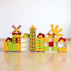 Детски мебелен комплект „Весел кът” с декорации от MDF