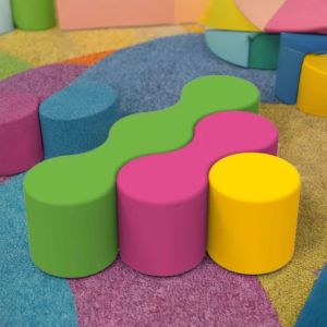 Комплект пуфове Вълна