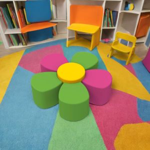 Комплект пуфове Цвете