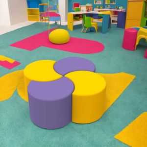 Комплект пуфове Малък полумесец