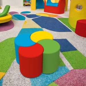 Комплект пуфове Голям полумесец