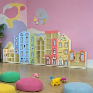 Комплект шкафове  „Стар град”  с фото принт