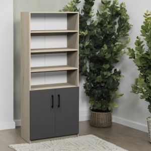 Полуотворен шкаф с рафтове